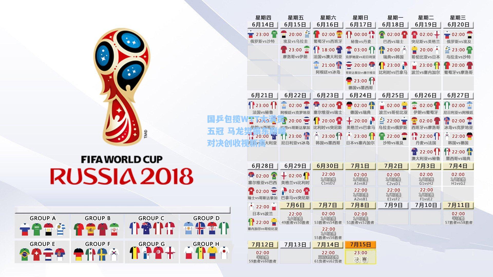 国乒包揽WTT大满贯五冠 马龙樊振东巅峰对决创收视新高